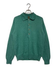 BATONER（バトナ―）の古着「PURE MOHAIR100% POLO」｜グリーン