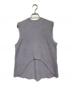 Mame Kurogouchiマメクロゴウチ）の古着「Brused Alpaca Sleeveless Knitted Top」｜パープル