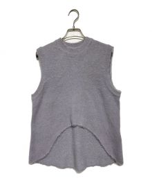 Mame Kurogouchi（マメクロゴウチ）の古着「Brused Alpaca Sleeveless Knitted Top」｜パープル