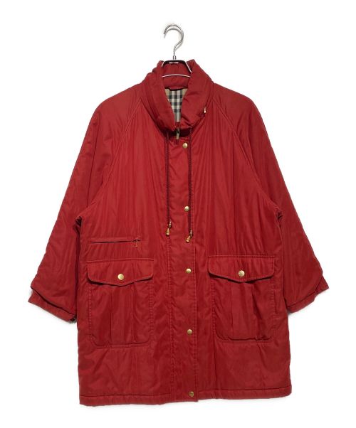 Burberry's（バーバリーズ）Burberry's (バーバリーズ) 中綿コート レッド サイズ:15の古着・服飾アイテム