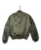 C.A.B.CLOTHINGキャブクロージング）の古着「B-15フライトジャケット」｜カーキ