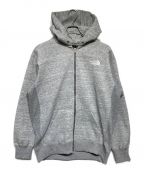 THE NORTH FACEザ ノース フェイス）の古着「Square Logo FullZip」｜グレー