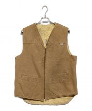 CarHartt (カーハート) 80’Sダック地ボアベスト ベージュ サイズ:記載なし