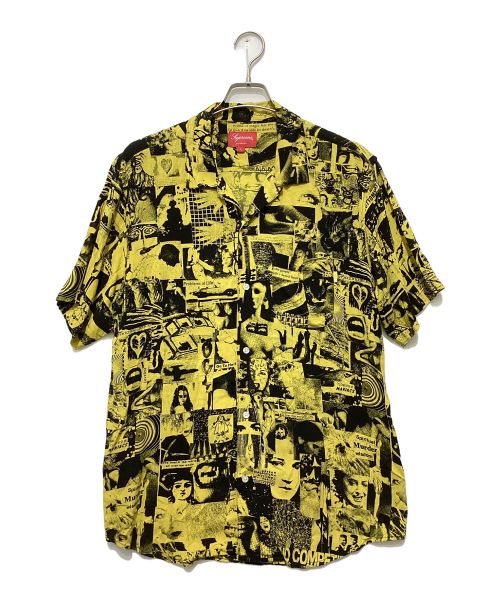 SUPREME（シュプリーム）SUPREME (シュプリーム) Vibrations Rayon Shirt バイブレーションズ レーヨンシャツ イエロー サイズ:Lの古着・服飾アイテム