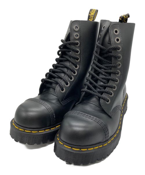 Dr.Martens（ドクターマーチン）Dr.Martens (ドクターマーチン) 10ホールブーツ ブラック サイズ:24の古着・服飾アイテム