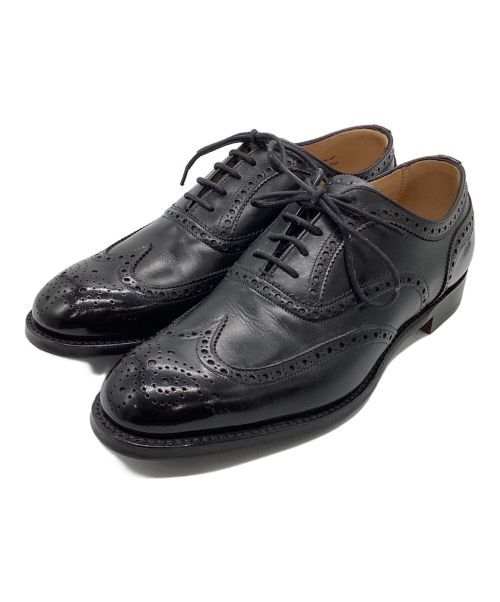 CHEANEY（チーニー）CHEANEY (チーニー) ARTHUR Ⅲ CALF ウィングチップシューズ ブラック サイズ:7 1/2の古着・服飾アイテム