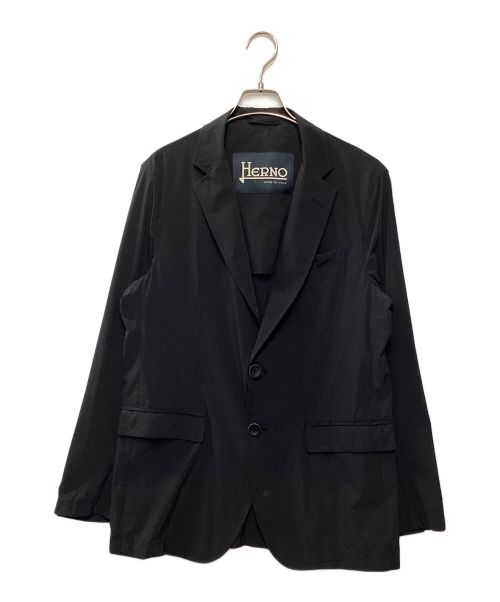 HERNO（ヘルノ）HERNO (ヘルノ) Stretch Nylon Jacket チャコールグレー サイズ:50の古着・服飾アイテム