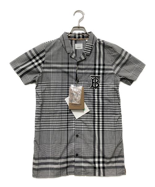 BURBERRY（バーバリー）BURBERRY (バーバリー) ノヴァチェックオープンカラーシャツ グレー サイズ:14(152～157cm)の古着・服飾アイテム