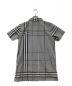 BURBERRY (バーバリー) ノヴァチェックオープンカラーシャツ グレー サイズ:14(152～157cm)：18000円