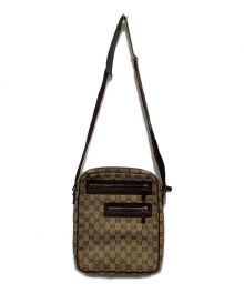 GUCCI（グッチ）の古着「GGキャンバス ショルダーバッグ」｜ブラウン