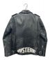 Hysteric Glamour (ヒステリックグラマー) ダブルライダースジャケット ブラック サイズ:FREE：18000円