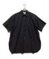 MARKAWARE（マーカウェア）の古着「COMFORT FIT SHIRT S/S SUPER120s WOOL TROPICAL コンフォートフィット シャツ ショートスリーブ スーパー120s ウールトロピカル」｜ブラック