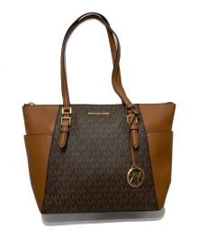 MICHAEL KORS（マイケルコース）の古着「CHARLOTTE LG TZ TOTE」｜ブラウン