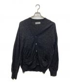 COMME des GARCONS HOMMEコムデギャルソン オム）の古着「80's oversized wool cardigan」｜ブラック