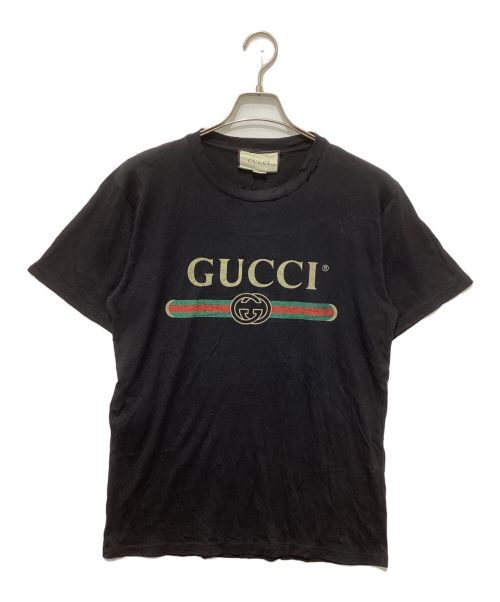 GUCCI（グッチ）GUCCI (グッチ) Tシャツ ブラック サイズ:XSの古着・服飾アイテム