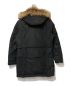 BURBERRY BLACK LABEL (バーバリーブラックレーベル) ファーフーデッドダウンジャケット ブラック サイズ:M：12000円