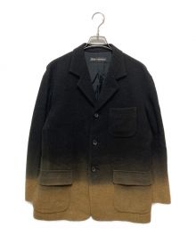 ISSEY MIYAKE×Harris Tweed（イッセイミヤケ×ハリスツイード）の古着「3Bウールグラデーションジャケット」｜ブラック×ブラウン