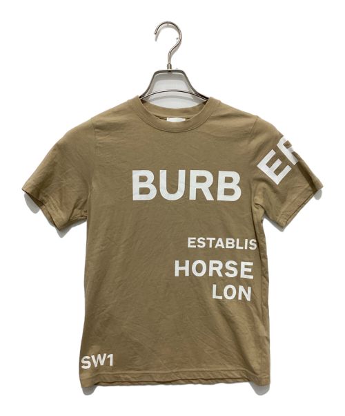 BURBERRY LONDON（バーバリーロンドン）BURBERRY LONDON (バーバリーロンドン) ホースフェリープリントTシャツ ベージュ サイズ:150cmの古着・服飾アイテム