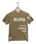 BURBERRY LONDON（バーバリーロンドン）の古着「ホースフェリープリントTシャツ」｜ベージュ