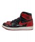 NIKE (ナイキ) AIR JORDAN 1 RETRO HIGH OG ブラック×レッド サイズ:27cm：13000円