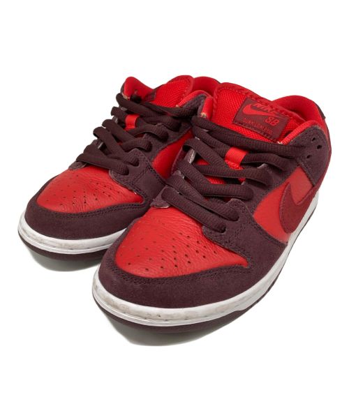 NIKE（ナイキ）NIKE (ナイキ) SB DUNK LOW PRO レッド×パープル サイズ:23.5の古着・服飾アイテム