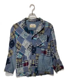 Engineered Garments×BEAMS（エンジニアド ガーメンツ×ビームス）の古着「パッチワークジャケット」｜ブルー