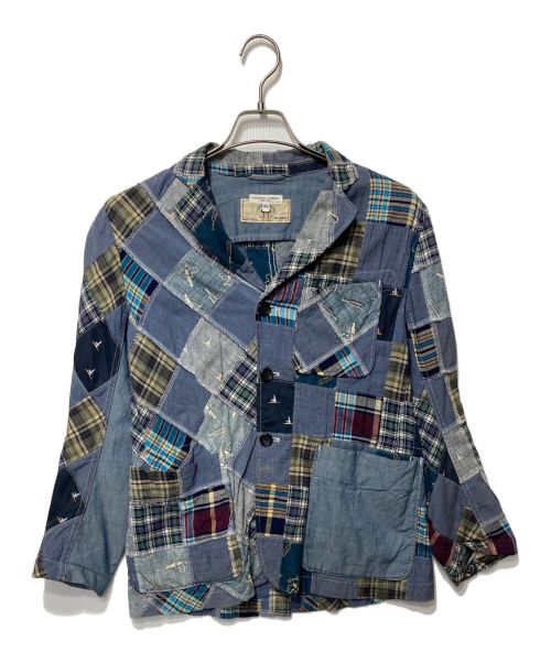 Engineered Garments（エンジニアド ガーメンツ）Engineered Garments (エンジニアド ガーメンツ) BEAMS (ビームス) パッチワークジャケット ブルー サイズ:XSの古着・服飾アイテム