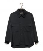 Ujoh×STUDIOUSウジョー×ステュディオス）の古着「Rib Shirts Blouson」｜ブラック