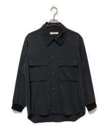 Ujoh×STUDIOUS（ウジョー×ステュディオス）の古着「Rib Shirts Blouson」｜ブラック