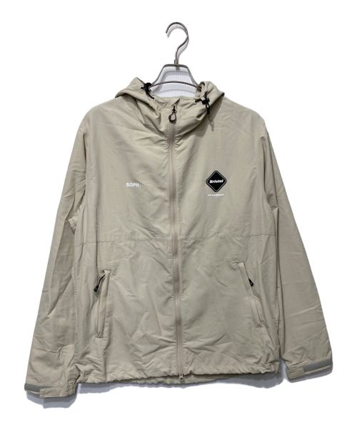 F.C.R.B.（エフシーアールビー）F.C.R.B. (エフシーアールビー) SUPPLEX NYLON HOODED BLOUSON ベージュ サイズ:XLの古着・服飾アイテム