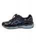 中古・古着 asics (アシックス) ローカットスニーカー ブルー×ブラック サイズ:24cm：10000円