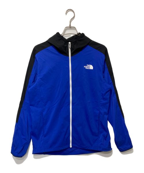 THE NORTH FACE（ザ ノース フェイス）THE NORTH FACE (ザ ノース フェイス) エニータイムウィンドフーディ ブラック×ブルー サイズ:Lの古着・服飾アイテム