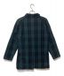 BARACUTA (バラクータ) チェックステンカラーコート グリーン×ネイビー サイズ:38：6000円