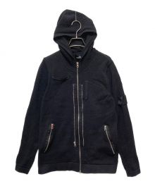 STONE ISLAND（ストーンアイランド）の古着「Shadow Project Hooded Knit」｜ブラック