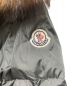 中古・古着 MONCLER (モンクレール) ファー付ダウンコート グレー：60000円