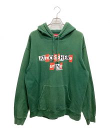 SUPREME（シュプリーム）の古着「アンチ ヒーロー フーデッド スウェット／Antihero Hooded Sweatshirt」｜グリーン