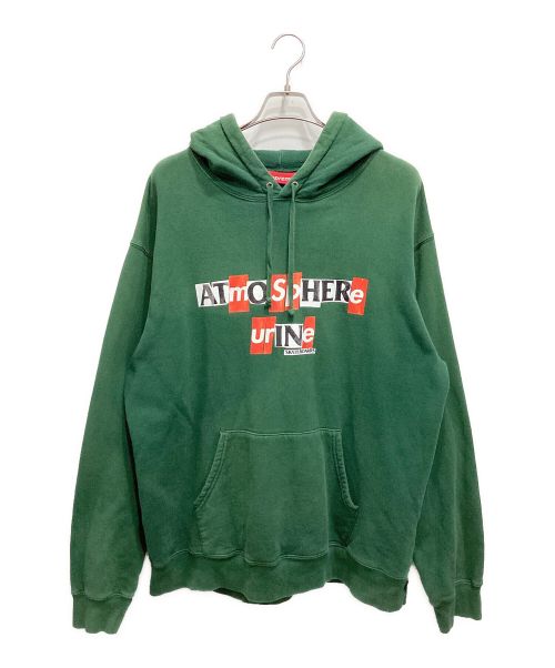 SUPREME（シュプリーム）SUPREME (シュプリーム) アンチ ヒーロー フーデッド スウェット／Antihero Hooded Sweatshirt グリーン サイズ:XLの古着・服飾アイテム