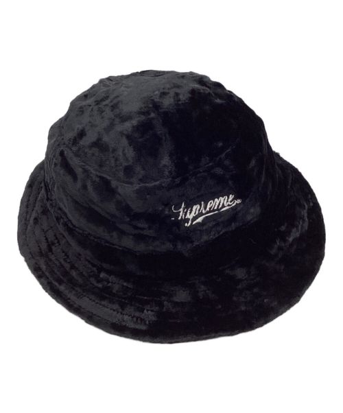 SUPREME（シュプリーム）SUPREME (シュプリーム) バケットハット／Velvet Paisley Boonie／22SS ブラックの古着・服飾アイテム