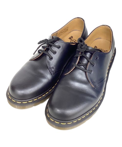 Dr.Martens（ドクターマーチン）Dr.Martens (ドクターマーチン) 3EYEプレーントゥシューズ ブラック サイズ:US10の古着・服飾アイテム