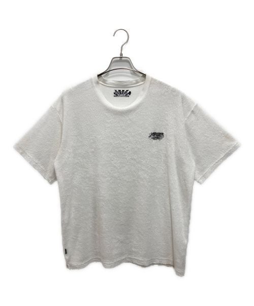 BUDSPOOL（バッズプール）BUDSPOOL (バッズプール) クラシックロゴパイルTシャツ/CLASSIC LOGO PILET ホワイト サイズ:Lの古着・服飾アイテム