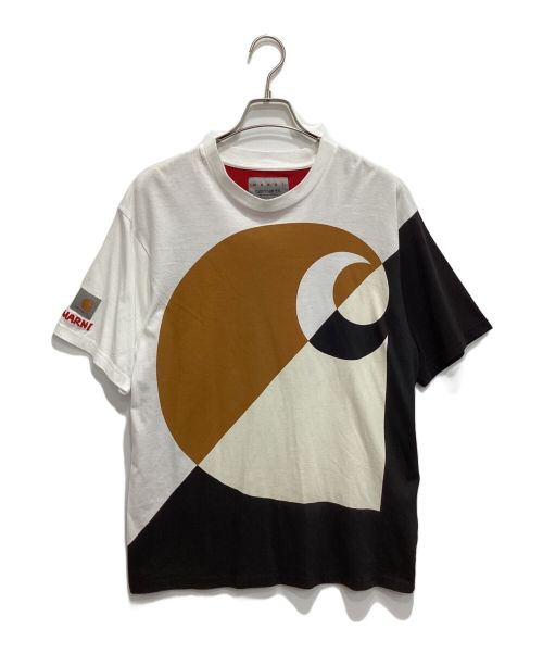 MARNI（マルニ）MARNI (マルニ) CarHartt (カーハート) コラボTシャツ マルチカラー サイズ:Sの古着・服飾アイテム