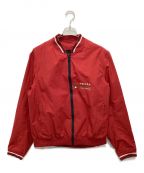 PRADAプラダ）の古着「ナイロンブルゾン/Cotton Nylon Track Jacket/LUNA ROSSA 2003」｜レッド