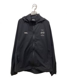 F.C.R.B.（エフシーアールビー）の古着「STRETCH LIGHT WEIGHT HOODED BLOUSON（ストレッチライトウェイトフーデットブルゾン）」｜ブラック