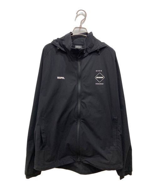 F.C.R.B.（エフシーアールビー）F.C.R.B. (エフシーアールビー) STRETCH LIGHT WEIGHT HOODED BLOUSON（ストレッチライトウェイトフーデットブルゾン） ブラック サイズ:Lの古着・服飾アイテム