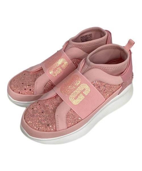 UGG（アグ）UGG (アグ) Neutra Chunky Glitter Sneaker ピンク サイズ:22.5の古着・服飾アイテム