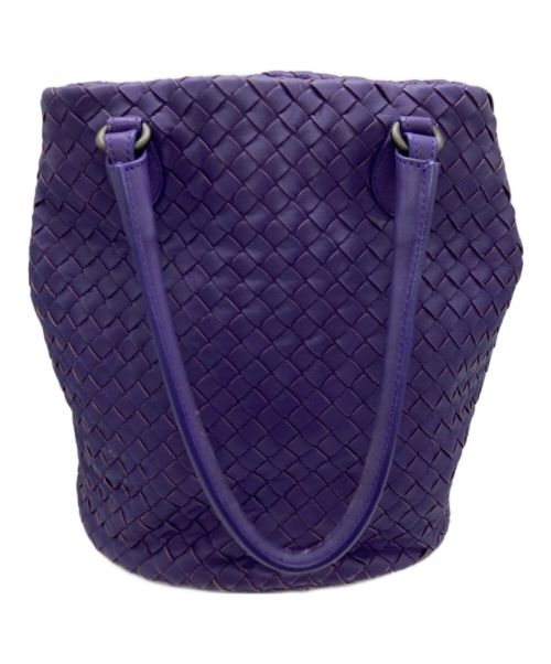 BOTTEGA VENETA（ボッテガベネタ）BOTTEGA VENETA (ボッテガベネタ) イントレチャートハンドバッグ／バケツ型 トートバッグの古着・服飾アイテム