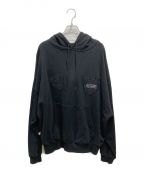 EVISENエビセン）の古着「TORA EVI LOGO HOODIE／トラ エビロゴ フーディー」｜ブラック