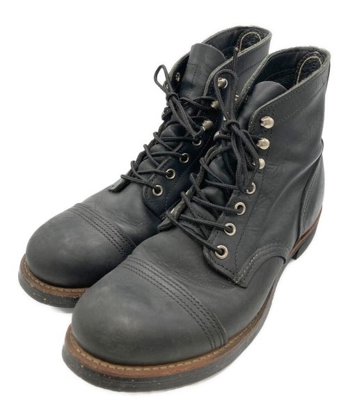 RED WING（レッドウィング）RED WING (レッドウィング) アイアンレンジ／IRON RANGE ブラック サイズ:25.5の古着・服飾アイテム