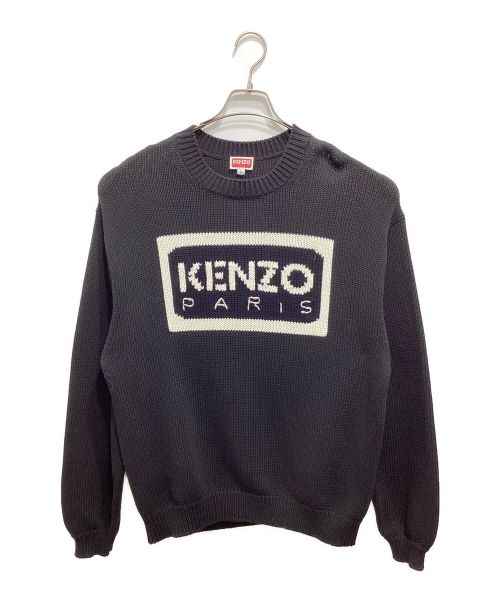 KENZO（ケンゾー）KENZO (ケンゾー) ロゴセーター ブラック サイズ:Mの古着・服飾アイテム