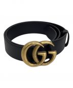 GUCCIグッチ）の古着「GGマーモントベルト」｜ブラック